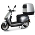Elektrnis motoroleris E-GO S21 1500W Li-ion su picų dėže pilkas